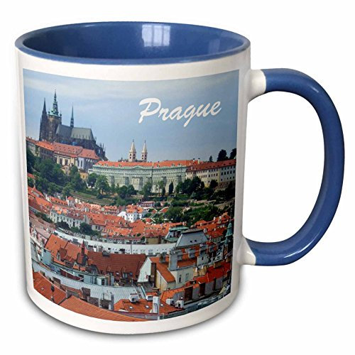 963 Kaffeebecher Keramik Tasse Halloween-Weihnachten Geschenk 330ml Blick Auf Die Skyline Der Stadt Prag