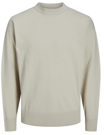 JACK & JONES Herren Strickpullover Jcocollective Knit Crew Neck Moonbeam XL