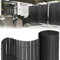 Izrielar Esterilla de protección visual de PVC con bridas, protección visual, resistente a la intemperie, para jardín, balcón y terraza, refuerzo de 4 pesos, valla de protección visual, resistente a