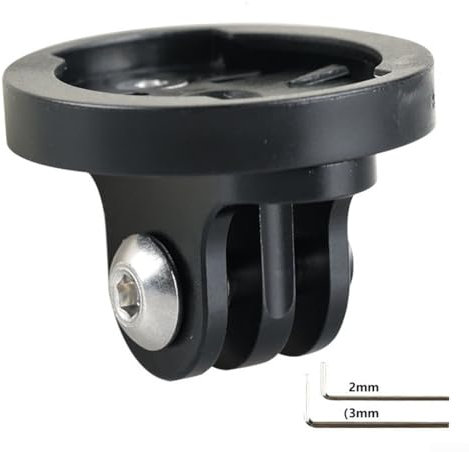 Für Gopro Fahrradcomputer-Halterung für Garmin, männlicher Halterungsadapter, schlankes Design (weiblich)