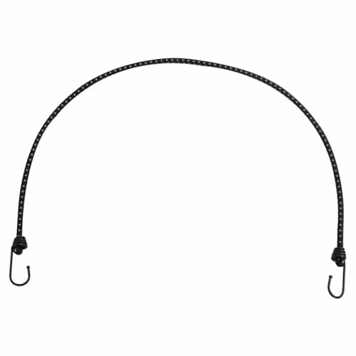 vidaXL Gummiseile 10 STK., Gummiseil mit Haken, Reflektierend Spanngummi für Planen Zelt Bannern, Expanderschlinge Planenspanner, Schwarz PP Gummi 100cm