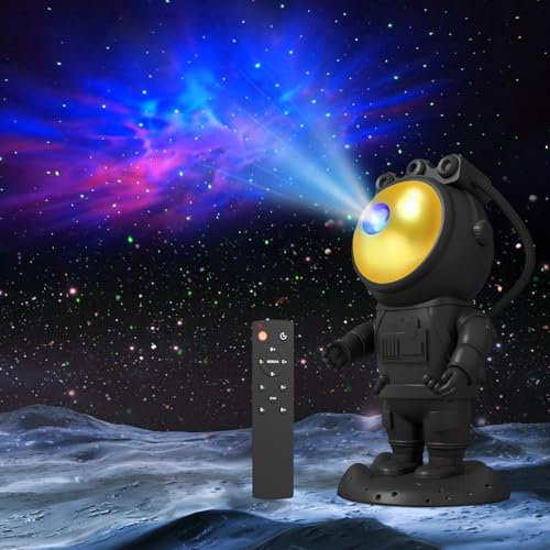 Proiettore Cielo Stellato Bambini,Astronauta Cielo Stellato Proiettore Galassia Luce Notturna,Planetario proiettori,Con Timer,Camera da Letto Soffitto Proiezione Lampada,Regalo Per Bambini e Adulti