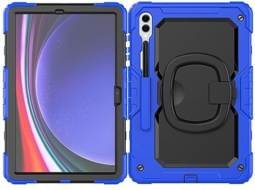 Custodie per Tablet PC Custodia in TPU Resistente e Antiurto Compatible with Samsung Galaxy Tab S9 Ultra 14,6 Pollici 2023 (SM-X910/X916B/X918U) Custodia Compatible with Bambini, Maniglia Girevole a 3