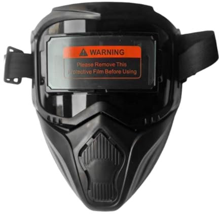 perfk Maschera saldatore cappa per oscurità per protezione facciale copertura facciale per tig mig robusti accessori multifunzionali