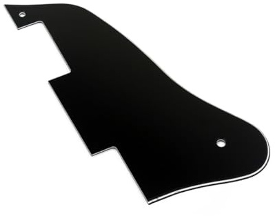 3-lagiges Schwarzes Gitarren Schlagbrett für Dot Style Gitarren | Pvc, Präzise Form, Robuste Ausführung, Passend für Archtop und Dot Jazz Guitar, Einfache Montage