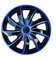 Enjoliveurs Radkappen / 4 x Universal Radzierblenden - QUAD blau (14)