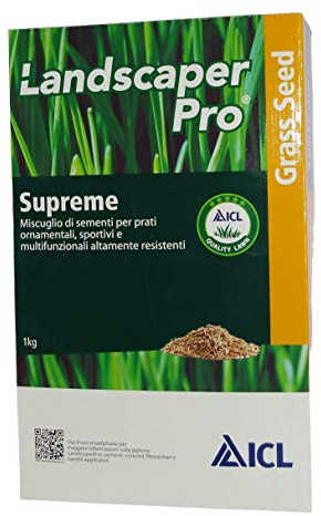SEMENTI PER PRATO ERBOSO PROFESSIONALE LANDSCAPER PRO (SUPREME, 1 KG)