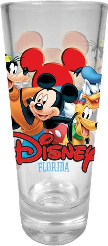 ArkiFACE Best Buds Mickey Goofy Donald Pluto Collector Glas Florida Shotglass Schnapsglas