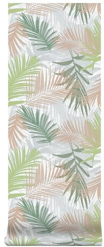 Boutique Weiße / goldene / grüne Jungle Glam Tapete
