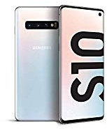 Samsung Galaxy S10 - Smartphone portable débloqué 4G (Ecran : 6,1 pouces - 128 Go - Double Nano-SIM - Android) - Blanc