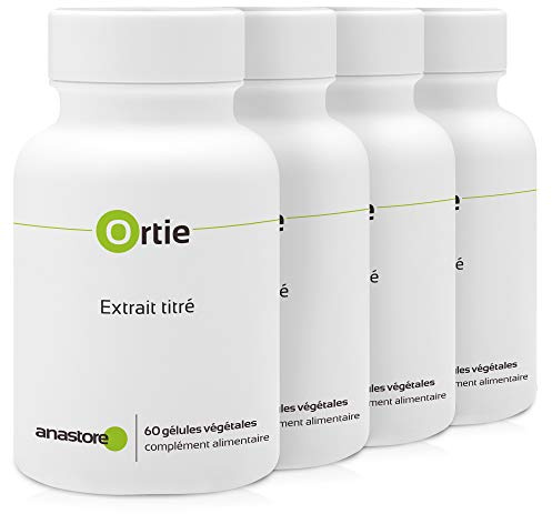 RACINE D’ORTIE PIQUANTE (Urtica dioica) * PACK 3+1 GRATUIT * 250 mg / 240 gélules * Extrait titré à 0.8% en stérols végétaux * Anti-inflammatoire, Appareil urinaire, Cardiovasculaire