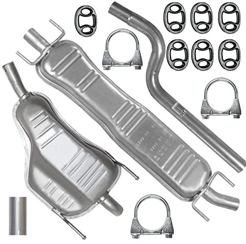 Adamot Auspuffanlage Schalldämpferset Auspuff für Opel Astra H 3 III Schrägheck 1.6i 16V 1.8i 16V, GTC 1.6i 16V