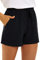 SMENG beiläufige Art und Weise lose Hosen für Frauen Comfy Workout Kordelzug Sommer Damen Shorts Lounge mit Taschen Schwarz XL