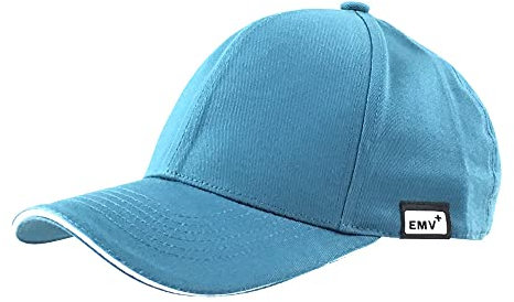 EMV+ Strahlenschutz Anti-Radiation Baseball Cap mit Silberfaser blockiert Handy-Strahlung, WLAN und 5G (Türkis)