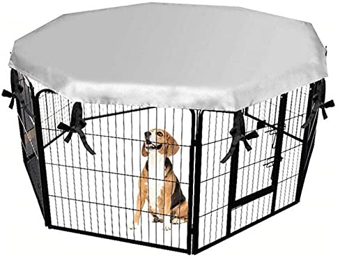 XIANGGUI 1983 Hundekäfig Hundekiste Abdeckung für Haustier Hund Laufstall Zelt Kiste Raum Welpen Katzen Kaninchen Käfig Sonnencreme Regenschutz Verhindern Flucht Welpe und kleine Tiere