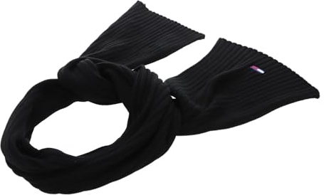 Tommy Jeans Damen TJW Flag Scarf AW0AW13667 Schals, Schwarz, OS