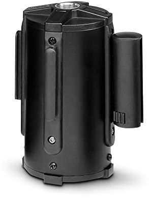 Gravity SA BELT 1 B - Absperrgurt-Kassette für Ständermontage, mit 3/8, 5/8 oder M10 Gewinde montierbar, schwarz