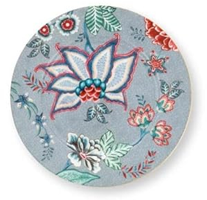 PIP STUDIO Flower Festival Gebäckteller Light Blue 17 cm