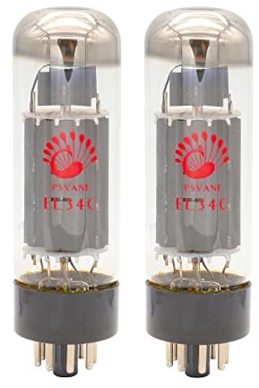 WNJ-TOOL, PSVane HiFi EL34C. Vakuumröhre ersetzen. 6CA7 EL34B EL34. for den HiFi Audio-Vintage-Röhrenverstärker DIY Fabrikstest & Match (Größe : HiFi EL34-1PAIR)