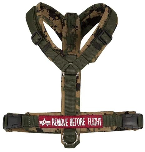 Alpha Industries Alpha Dog Harness Hundegeschirr Digi Olive Camo