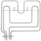 Upper Grill Heating Element For Beko Fan Oven Electric Cooker 2200W 262900098