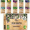 valeaf BIO Wildkräuter Samen Set I 10 Sorten Kräuter Saatgut aus biologischem Anbau I Bio Kräutersamen Set I Heilkräuter Samen, Teekräuter, Biokräuter, Gewürz I für Balkon, Garten u. Hochbeet