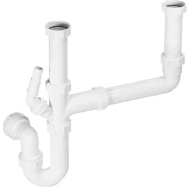 Double & 1 1/2 Bowl Sink KIT White 40MM, Pack of 1