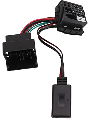 Auto Bluetooth Adapter, 16 Pin Wireless Radio Audio AUX Adapter Kabel Bluetooth 5.0 Ersatz für W169 W245 W203 W209 W164 W251 W221 R230 GL Klasse CL Klasse