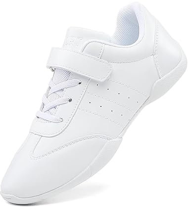 Mnplciea Damen Cheerleader Schuhe Weich Mädchen Tanzschuhe Dance Sneaker, Zumba Yoga Jazz Gymnastik Training Sportschuhe, Kinder Belüftete Cheer Schuhe