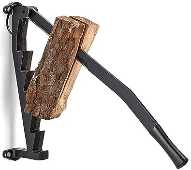 Manueller Holzspalter Wandhalterung Holz Holzspalter Tragbarer Sicher Anzündspalter Karbonstahl Quick Manuelles Spaltwerkzeug Für Heim- Und Outdoor-Camping Holz Brennholzspalter