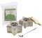 Kerze Beton Stern grau klein 2er Set