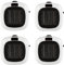 Beldray COMBO-8974A Mini Plug-In Heater – Set of 4 Small Electric Heaters, LED Display & 12 Hour Timer, Portable Personal Space Heating, Adjustable Thermostat, 2 Speeds & Cool Down Function, 700 W