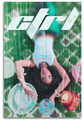 SZA Album-Poster, Leinwand-Poster, Raumdekoration, ästhetisches Poster, künstlerisches Poster für Schlafzimmer, Wohnzimmer, Wände, 20 x 30 cm, ungerahmter Stil