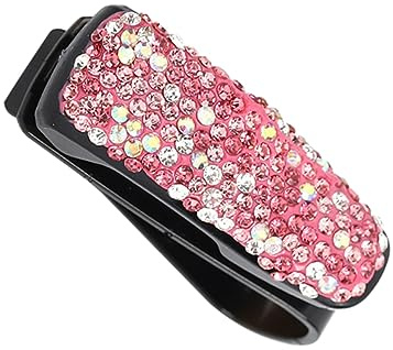 Gatuida Pare-Soleil Support De Stockage Mur Support De Téléphone Dossiers Grosse Caisse Patch Rack De Stockage Auto Attaches Clips Strass Lunettes Auto Clip De Fixation Lunettes De Soleil