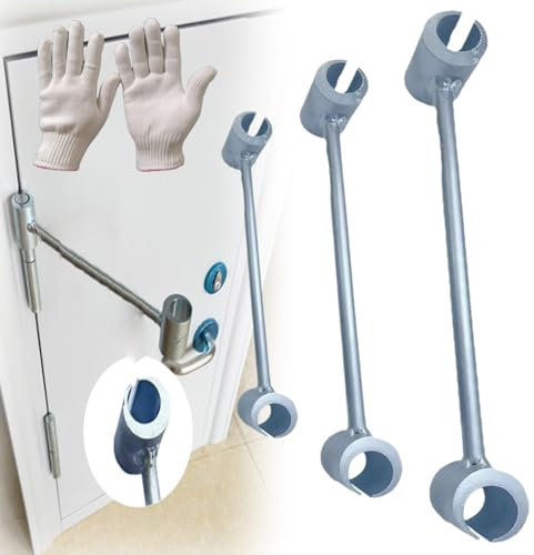 Hinges Gap Adjusting Wrench, Hinge Gap Adjusting Wrench, Hinge Adjustment Tool, 2024 New Door Hinge Repair Spanner Adjustable Wrench Tool, Hang Gap Wrench (Silver,L(18-24.5mm))