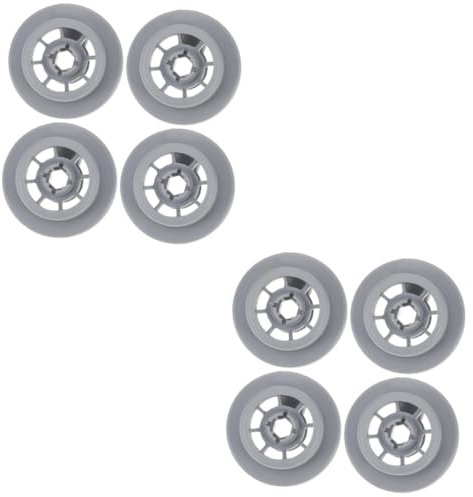 jojofuny 8piezas Ruedas Para Lavavajillas De Ruedas De Repuesto Para Cesta Inferior Compatible Fácil Instalación Material Plástico Resistente