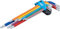 BGS 74468 | Jeu de clés allen | multicolore | extra longues | Profil T (pour Torx) avec tête sphérique T10 - T50 | 9 pièces
