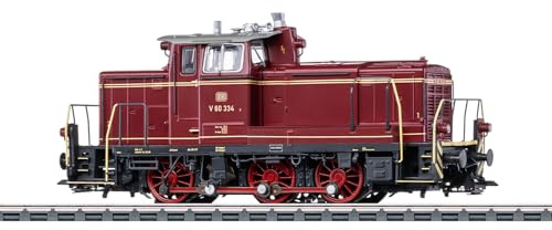 Märklin 38600 Diesel-Rangierlokomotive V 60 Modelleisenbahn - Spur H0 - mit Pufferspeicher und mfx Decoder -Maßstab 1:87
