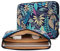KAYOND Forest Series Pattern Water-resistant 15 inch Canvas laptop sleeve with pocket for 15inch 15.6 inch laptop case macbook pro 15.4 sleeve (15-15.6 inch, Blue)