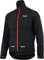 FDX Men's Waterproof Cycling Jacket – Running Reflective Rain Coat – Winter Windproof, Lightweight, and Breathable for Sports, Gym, Workouts, Walking, and Hiking (Black/Red, Small)