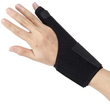Ultrafun Trigger-Fingerschiene, atmungsaktiv, Handgelenk- und Daumenbrüche, Stabilisator, Bandage für Schmerzlinderung, Karpaltunnelsyndrom, Arthritis, Sehnenscheidenentzündung (kleine Finger)