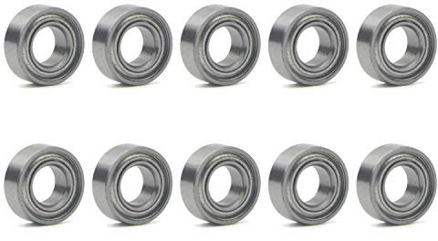 Unxuey 4x8x3 mm Rillenkugellager Skateboardlager MR84ZZ L-840ZZ 10 Stück