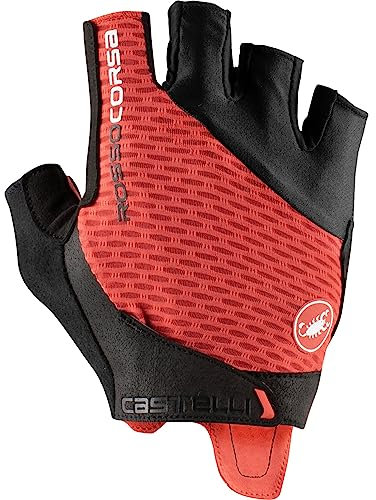 CASTELLI Men's Rosso Corsa PRO V Glove, Rot, L