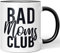 JUNIWORDS Tasse, Bad Moms Club, Wähle Farbe, Schwarz
