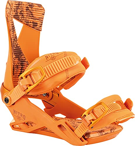 Nitro Herren Zero '22 All Mountain Freestyle günstig Bindung Snowboardbindung, F.C.S. -ORANGE, M