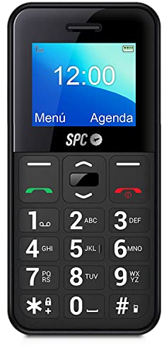 SPC Fortune 2 Pocket Edition – Teléfono móvil de Teclas Grandes para Mayores con números Grandes, botón SOS, Timbre y notificaciones Inteligentes, Volumen extraalto, configuración remota, color negro