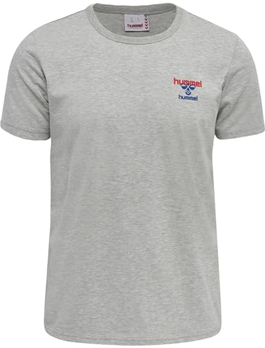 hummel Herren Hmlic Dayton T-shirt T Shirt, Grey Melange, XL EU