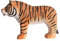 Wudimals - 40458 - Wildtiere, Tiger, Holz, handgeschnitzt, handbemalt, 11cm x 7,3cm