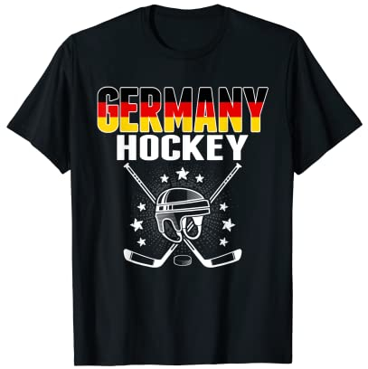 Deutschland Eishockey Fans Trikot Support Deutsche Hockey Team T-Shirt