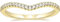 Zakk Eternity Ring Damen Silber Vorsteckring Schmal V-Form Zirkonia Verlobungsringe Eheringe Trauringe Freundschaftsringe (Gelbgold,52 (16.6))